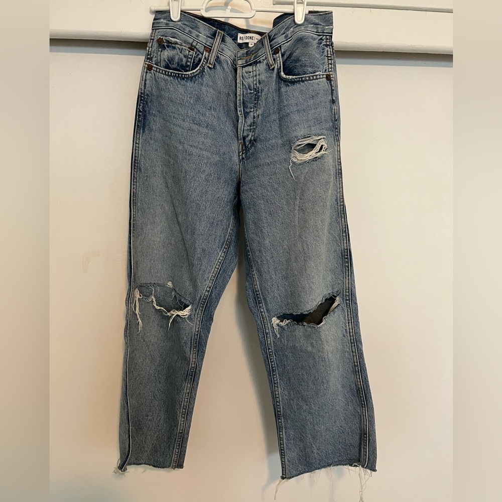 RE/DONE Originals Jeans, size 24, made in the U.S.A, denim